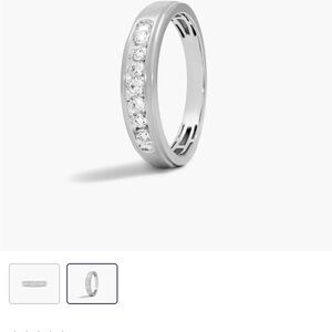 Men's white gold diamond ring size 9 brand new! James Allen